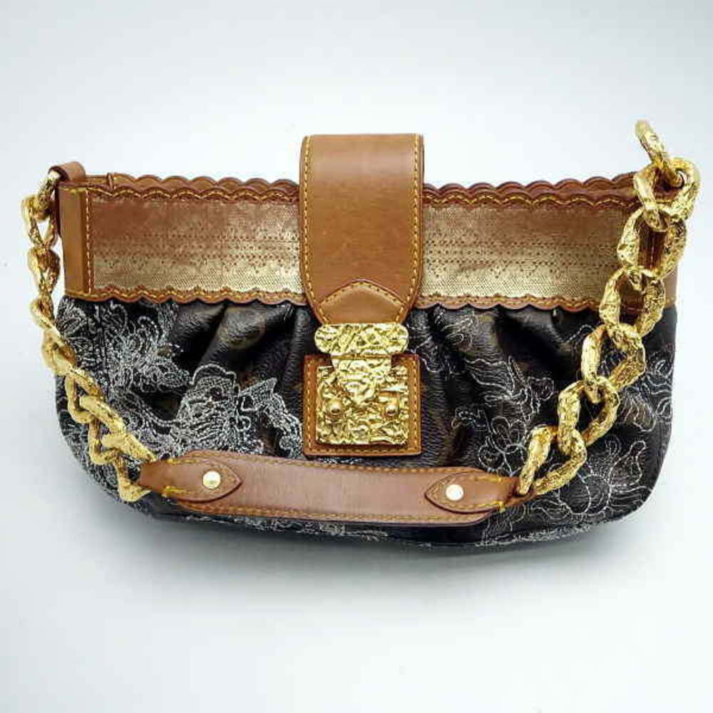 Louis Vuitton Limited Edition Monogram Dentelle Kirsten shoulder bag Gold